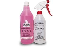 Chemical Roadmaster Italia Pool 1L Detergente Universale Superconcentrato, Sgrassatore Professionale Multiuso, Made in Italy, Flacone da 1L e Spruzzatore Maxi Graduato