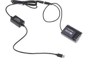 Hersmay Dekodowany DMW-BLK22 DCC17 atrapa bateria power bank USB typu C USB-C PD adapter zestaw DMW-DCC17 zasilacz sieciowy do Panasonic Lumix S5 S5K S5GK GH5II GH6 G9 DSLR Camera