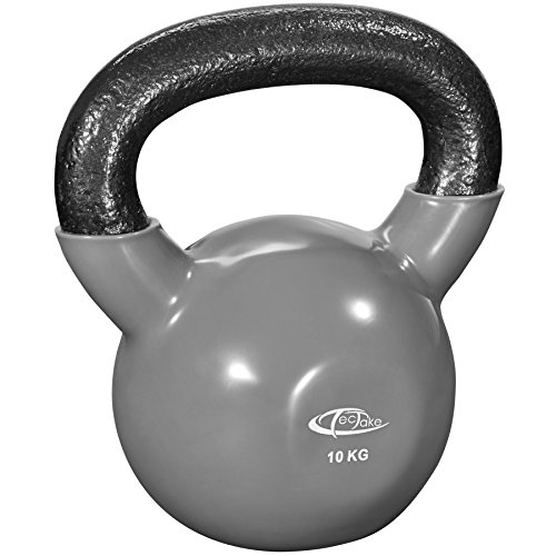 TecTake Kettlebell 4 kg à 24 kg | Poids en fonte avec surface en vinyle | Convient aux utilisateurs débutants et avancés | gym home fitness