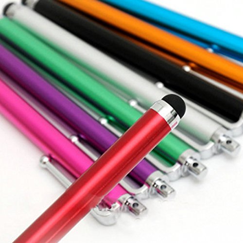 Hieha 10x universal Stylus Stift Touch Pen 10cm in verschiedenen Farben für kapazitiven Touchscreen Smartphone iPhone iPad Tablet PC GPS - 3