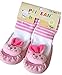 Bebedou pink rabbit or teddy bear cartoon socks 2 to 3 years Baby Toddlers Kids Comfy Indoor Slippers Shoes Socks Moccasins NON SKID Indoor Shoes Socks Durable Multifunctional slip baby booties breathable toddler elastic, warm and thick socks with soft leather sole 15 cm