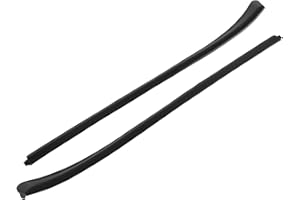 CFTGIW 2 Pièces Garniture de Pare-Brise Avant Gauche Droite pour 308 408, Caoutchouc ABS, étanche à la Poussière, Forte Protection, Bande de Moulage, Compatible avec 8120AK 8120AJ,