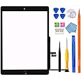 for iPad 9 (9th Generation) A2602 A2603 A2604 A2605 Screen Replacement Glass Digitizer, for iPad 9th Gen 10.2" Touchscreen(2021 Released), Full Repair Kit, Pre-Installed Home Button and Adhesive