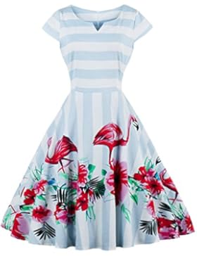 FAIRY COUPLE 1950S Retro Rockabilly Tupfen Kappen Hülsen Abschlussball Kleid DRT019