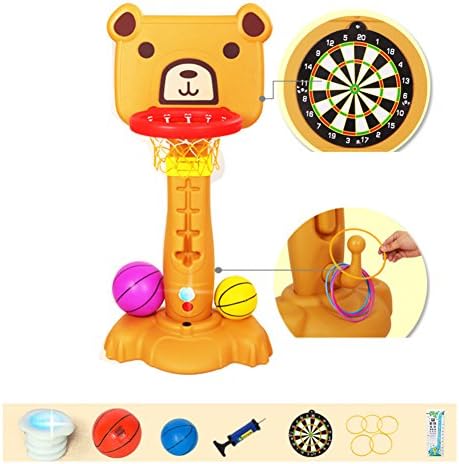 Basketball board football goals indoor outdoor adjustable free standing for children kids portable christmas garden beach fun ball toy activities sports magnetic darts ring games-B