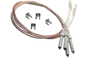 CG94 - Lot de 4 Bougies d'Allumage pour Cuisinière à Gaz | Compatible 5,5mm x 21mm | Support Clientèle via Messagerie Amazon | Marque Italienne, 35mm