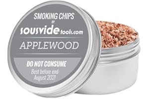 SOUS VIDE TOOLS Polyscience SVT-CHIPSAPP Holzspäne mit Apfelaroma, für Räucherpistole, 250 ml