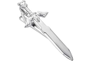 RunootPR Sword Tie Clip for Men Silver Gold Unique Tie Bar Personalized Party Suit Jewellery Gift 6cm