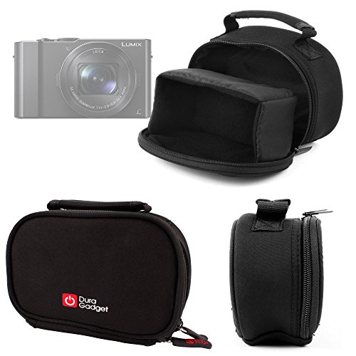 Etui housse noir pour Panasonic Lumix DMC-LX10 DMC-LX15 et DMC-TZ101 Nikon CoolPix W100 et Polaroid IF045 appareils photo compacts - DURAGADGET reviews Etui housse noir pour Panasonic Lumix DMC-LX10 DMC-LX15 et DMC-TZ101 Nikon CoolPix W100 et Polaroid IF045 appareils photo compacts - DURAGADGET