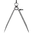 Kozelo Spring Joint Caliper - [10 Inch] Carbon Steel Spring Divider Caliper with Solid Nut for Metalworking Drawing Use, Flat Leg