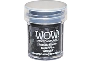 Wow Embossing Powder 15 ML, ébène Primaire