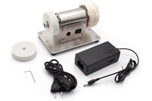 Toplionace Elektrischer Mini Tischschleifer, Haushalt Messerschärfer Maschine DIY Polierschleifmaschine Geschwindigkeit Einstellbar Jade Polierer