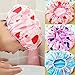 FOK Set Of 3Pc Good Quality Plastic Printed Shower Cap With Elastic Band Bathing Salon Hair Cap For Men Women And Children RS.195.00