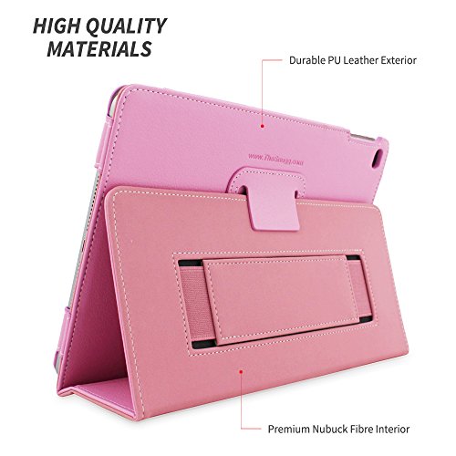 iPad Air 2 Hülle (Rosa), Snugg – Smart Case mit lebenslanger Garantie + Sleep / Wake Funktion - 4