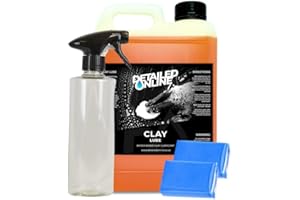 DetailedOnline Clay Bar Kit 5 Litre Lube + 2 Clays + Detailing Spray Banana Kit