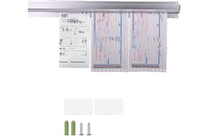 BDHI 1pc 35cm Restaurant Order Grabber Restaurant Order Grabber Kitchen Order Holder Aluminium Ticket Rail Wall Mount Bill Receipt Holder for Catering Pubs Hold Orders Tabs Papers Securely(Y128-1)