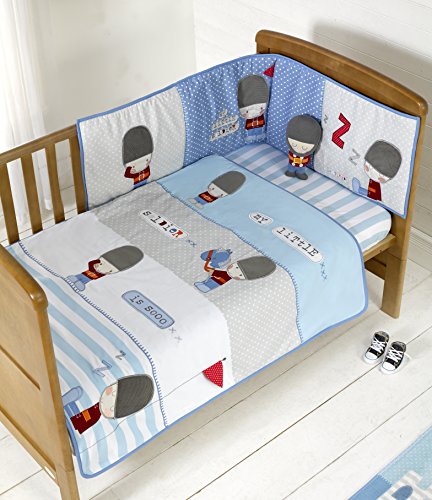 Bizzi Growin Applique Bedding Set, Little Soldier, 3-Piece