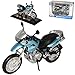 Produktbild BMW F650 GS Blau Enduro Mit Sockel 1/18 Maisto Modell Motorrad mit individiuellem Wunschkennzeichen
