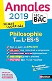 Annales ABC du BAC 2019 - Philosophie - Term L-ES-S