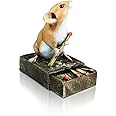 Cold Cast Bronze Mouse sitting on Matchbox - Hand Painted by Michael Simpson