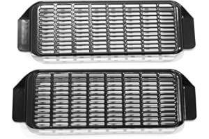 Ywooon Backseat Air Vent Protection Cover for Tesla Model 3 2017-2023 Premium Protection for Rear Seat Ventilation Vehicles, Snap-in Installation Air Conditioning Outlet Grille Protector Pack