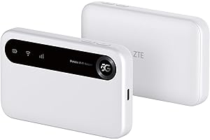 ZTE U50, 5G Portable WiFi Hotspot with SIM Slot Unlocked, Lowcost 5G Modem Router for 32 Home/Business Devices, 5G&4G+, AX1800 WiFi 6, up to 32 Devices