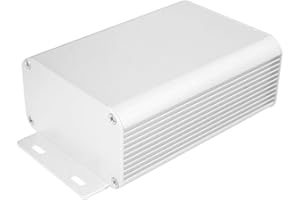 CAREDY Scatola di progetto elettronica in alluminio, custodia in alluminio nero fai-da-te Custodia elettronica Custodia di progetto elettronica Scatola di protezione Scatola di raffreddamento in alluminio 1,