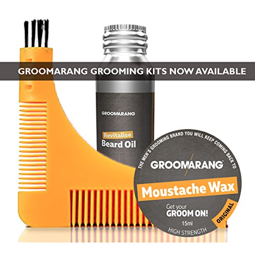 Groomarang Revitalise Beard Oil 30ml | Moisturiser & Conditioner For Soft Bearded Hair | 100% Natural, Organic & Vegan - Image 7