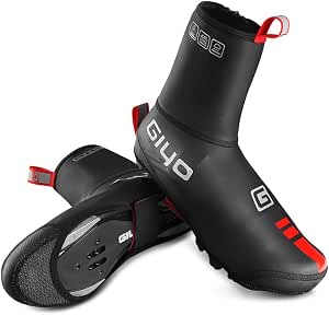 Lixada Copriscarpe da Ciclismo Invernali Antivento Antipioggia per Uomo  Donne Copriscarpe Bici da Corsa Elastico Anti Scivolo Tenere Caldo per Il  Ciclismo, S-XXL (Taglia EU: 36,5-46) : Scarpe e borse