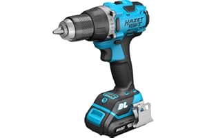 HAZET Zestaw wiertarek akumulatorowych (4-częściowy, wiertarko-wkrętarka akumulatorowa, szybka ładowarka, 2 akumulatory litowo-jonowe 18 V, 2,0 Ah) 9230-2/4