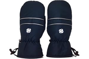 Surprizeshop Winter Golf Mitts Pair | Left & Right Hand | Universal Golf Trolley Hold Strap | Wind & Waterproof | One Size Fits All with Adjustable Toggle | Soft Warm Fleece Lining