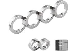 FZOERZL Folding Finger Ring,4 Finger Trigger Ring,2025 New 4 Trigger Knuckles, Fidget Toys Adults,Stress Reducing ,Anxiety Relief Items,Compact (1pc)