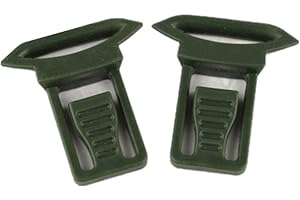 ‎WISEONUS SGOYH Airsoft Taktisch Helme Zubehör Seitenschiene Quick Release Buckle Goggles Mask Clip für BJ PJ Mich Fast Helme Schwarz/DE/OD Grün