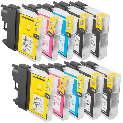 PlatinumSerie® 10 Tintenpatronen XXL mit Chip kompatibel für Brother LC985 MFC-J 220 MFC-J 265 W MFC-J 410 Series MFC-J 410 MFC-J 415 W - 2