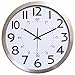 Produktbild OLQMY-Kreative Metall, einfache moderne Wanduhr, Wohnzimmer Wanduhr, stumm europäischen Stil Tabelle, Nordic Schlafzimmer Uhr,16 Zoll,Weiß