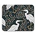 Produktbild AOHOT Mauspads Colorful Marsh Heron Bird and Cranberry Plant Rustic Botanical Vintage in Watercolor Scene Mouse pad 9.5" x 7.9" for Notebooks,Desktop Computers Accessories Office Supplies