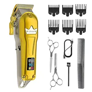 Ufree Hair Clippers for Men Professional Hair Cutting Kit, Cordless Clippers Hair Trimmer, Rechargeable Barber Clippers Beard Trimmer for Men Grooming