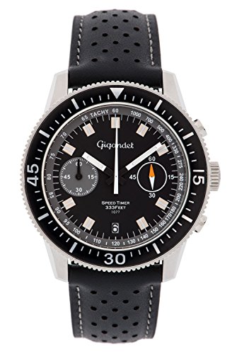 Gigandet Speed Timer Herren Armbanduhr Chronograph Analog Quarz Schwarz G7-009 Gigandet Speed Timer Herren Armbanduhr Chronograph Analog Quarz Schwarz G7-009
