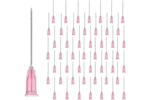 EPRVAUY 50 Aghi da Utilizzare nei Laboratori scientifici, nell'artigianato Adesivo e nei raccordi ad ago industriali.