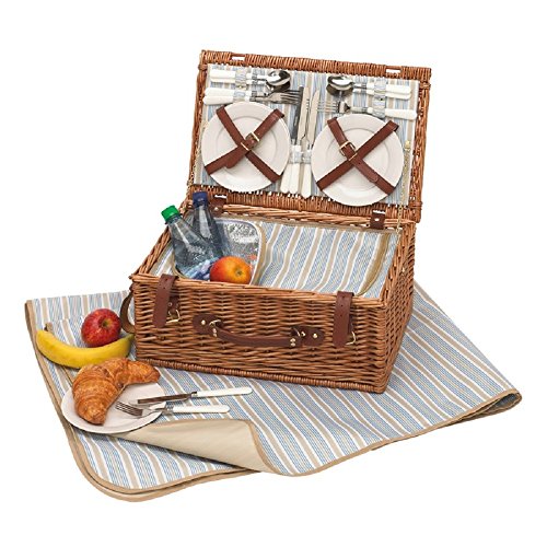 Picknickkorb "Madison Park" für 4 Personen, ca. 46x30x21cm