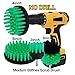 Produktbild OxoxO Drill Brush - 2" 3" 4" 5" Medium Stiffness Bristles Attachment Scrubber Cleaning Kit for Kitchen Bathroom Surfaces Tile Showers Tile Carpet Flooring