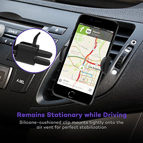 VAVA Handyhalterung Auto Lüftung KFZ Handy Halter mit Ein Klick Freigabe, Lüftungsschlitz Smartphone und Navi Halterung universal für iPhone 7/6s/6/5s, Galaxy und mehr VAVA Handyhalterung Auto Lüftung KFZ Handy Halter mit Ein Klick Freigabe, Lüftungsschlitz Smartphone und Navi Halterung universal für iPhone 7/6s/6/5s, Galaxy und mehr