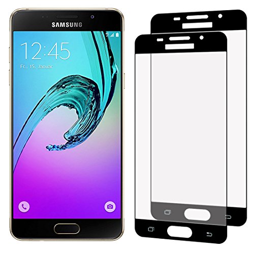 2-Unidades Samsung Galaxy A5 2016 Protector de Pantalla Y-ouni Cristal Templado Samsung Galaxy A5 2016 3D Cobertura Completa 9H Dureza Alta Transparencia Ultra Resistente a Golpes y Rayado Sin burbujas Ajuste Perfecto Garant a de por vida Protector Cristal Vidrio Templado para Samsung Galaxy A5 2016 Negro 2-Unidades Samsung Galaxy A5 2016 Protector de Pantalla Y-ouni Cristal Templado Samsung Galaxy A5 2016 3D Cobertura Completa 9H Dureza Alta Transparencia Ultra Resistente a Golpes y Rayado Sin burbujas Ajuste Perfecto Garant a de por vida Protector Cristal Vidrio Templado para Samsung Galaxy A5 2016 Negro