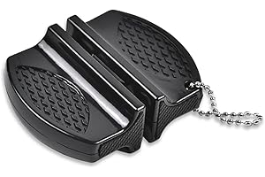 CODIROM Portable Mini Knife Sharpener - Double-Sided Sharpening Tool for Home, Camping, Travel, and BBQ