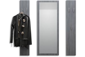Vladon Wardrobe Set Spot in Avola-Anthracite