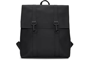 RAINS Zaino Unisex in tessuto 100% poliestere rivestito in poliuretano, modello MSN Bag Mini W3, dimensioni: 34x31x12 cm, capacità 13 litri, scomparto principale e tasca interna con zip, protez.