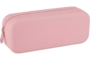 APLI 19782 - Estuche Multiusos de Silicona UpNorth Collection - Rosa - Estuche Escolar de 185 x 75 x 55 mm