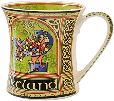 Royal TaraCeltic Peacock Ireland Mug With Aed Trinity Irish Design