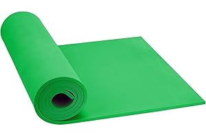 Green EVA Foam Sheets, Do²ping 6mm EVA Foam Roll, 49''x13.9'' with High Density 86kg/m3 for Cosplay Costume DIY Project (6mm Green)
