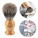 ACEVIVI Premium Shaving Brush Burlywood Handle with PVC Packing - Classic Vintage Style Barber